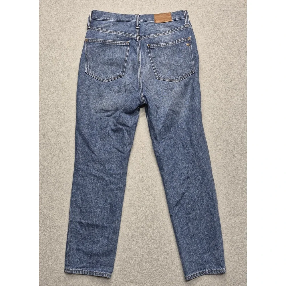 Madewell Jeans Womens 26 Blue High Rise The Mom Jean Tapered Denim Momcore 90s
